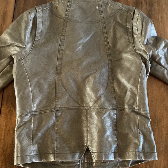 Jack- XS Leather Jacket. Brown. - Picture 3 of 3